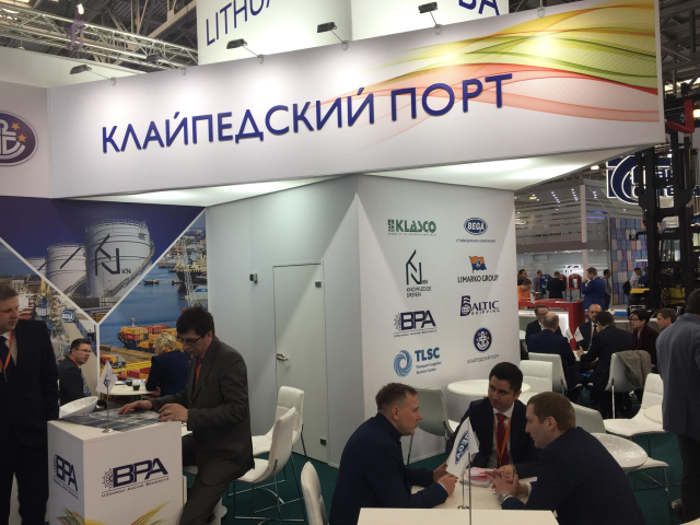 Klaipėdos uostas pristatomas parodoje „TransRussia“